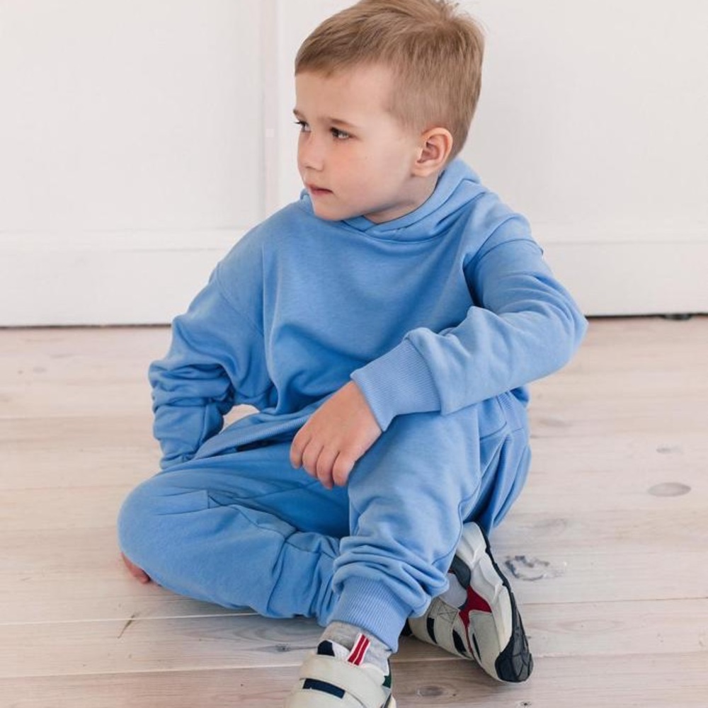 Blue OVERSIZE tracksuit boys and girls